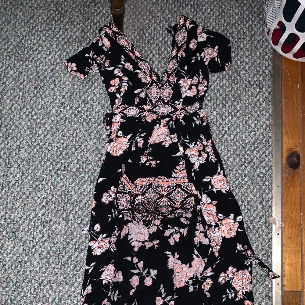 Floral romper dress